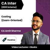 CA Inter Costing (Exam-Oriented) Video Lectures by CA Amit Sharma (Pendrive)